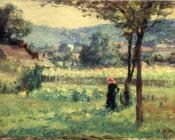 西奥多 克莱门特 斯蒂尔 : Flower Garden at Brookville